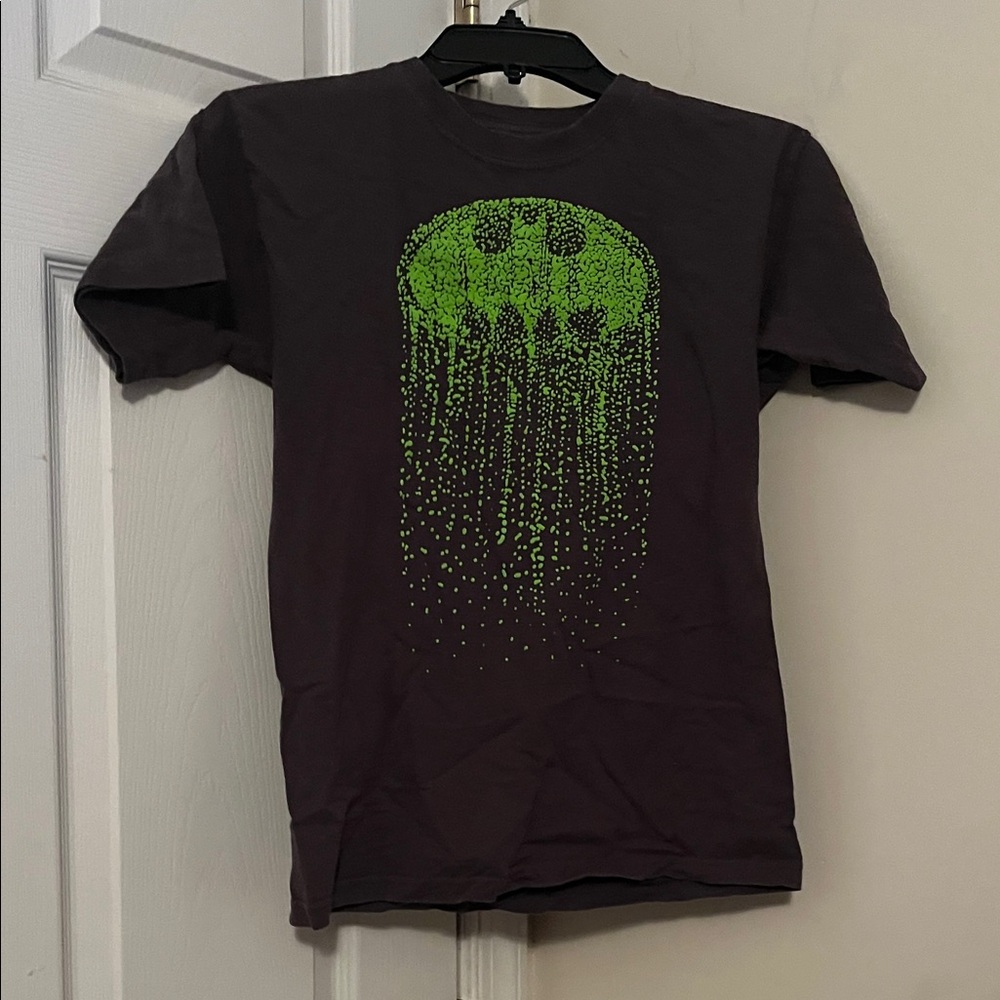 Mens Batman Graphic T-Shirt - Green and Black